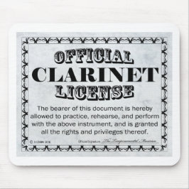 Mousepad Clarinet License
