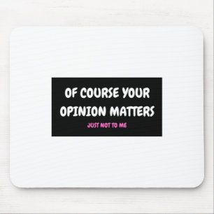 Mousepad Claro, Sua Opinião S3
