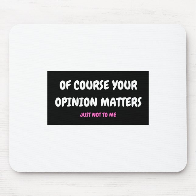 Mousepad Claro, Sua Opinião S3 (Frente)