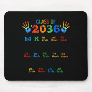 Mousepad Classe de crescimento 2036 com impressão a cores p