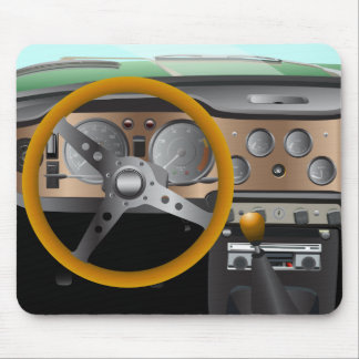 Mousepad Classic Car Dashboard