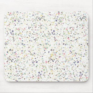 Mousepad Clássica vintage marble terrazzo pastel design