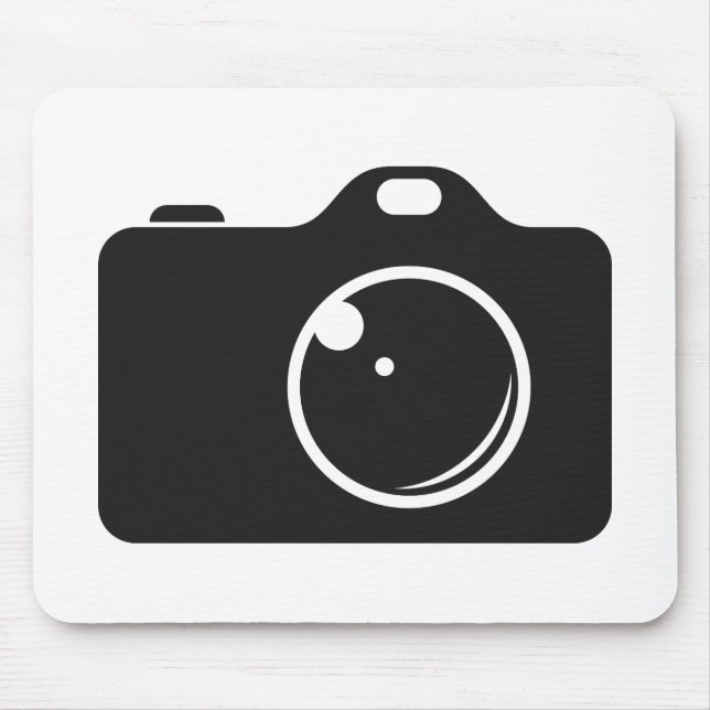 Mousepad Clássico da câmera do pop art (Frente)