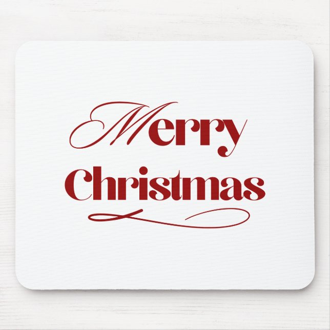 Mousepad Clássico de Natal (Frente)