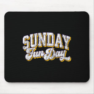 Mousepad Clássico domingo divertido Futebol Minnesota Retro
