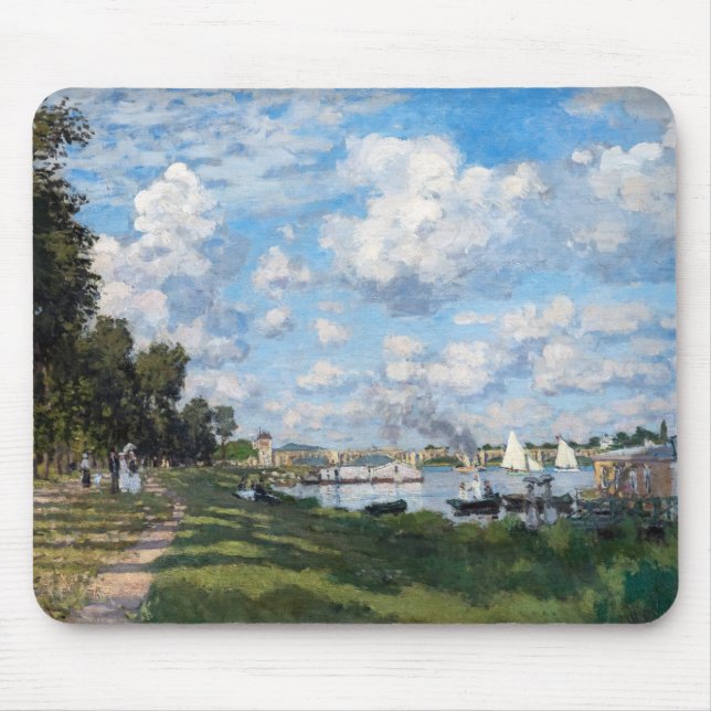 Mousepad Claude Monet - A Bacia do Argenteuil (Frente)