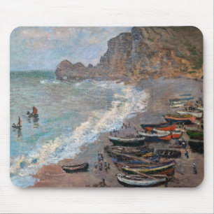 Mousepad Claude Monet - A praia em Etretat