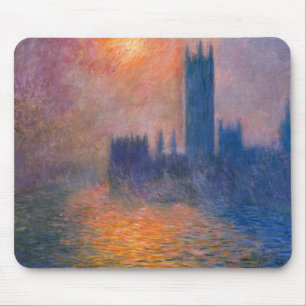 Mousepad Claude Monet: As Casas do Parlamento em Sunset
