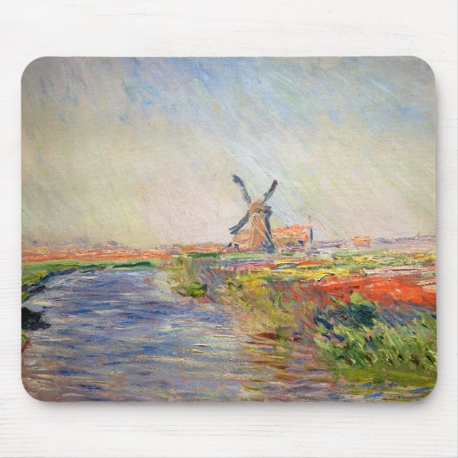 Mousepad Claude Monet - Campo das Tulipas na Holanda (Frente)