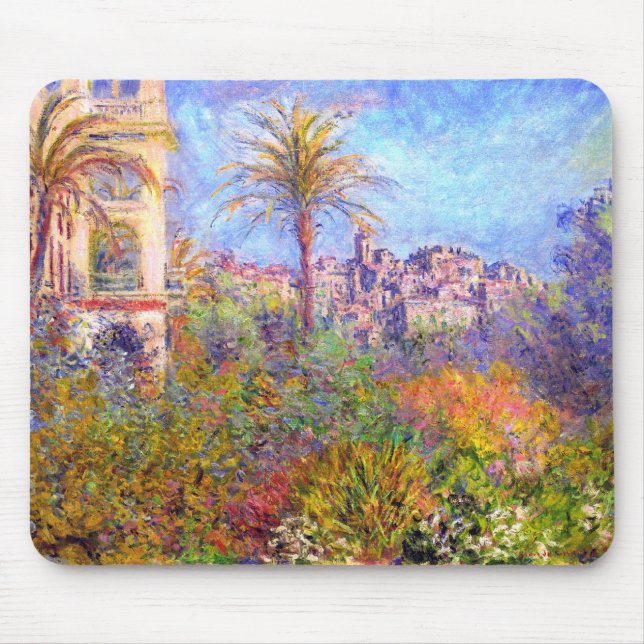 Mousepad Claude Monet: Casas de campo em Bordighera (Frente)