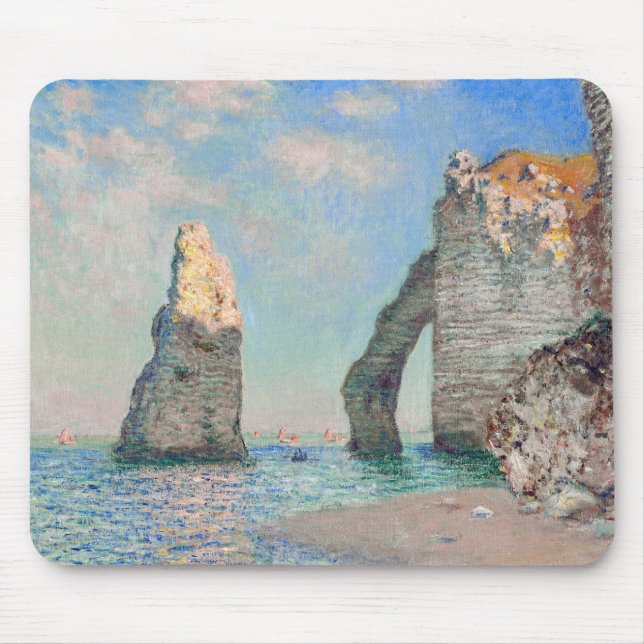 Mousepad Claude Monet - Cliff em Etretat (Frente)