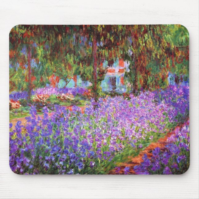 Mousepad Claude Monet Garden em Giverny (Frente)