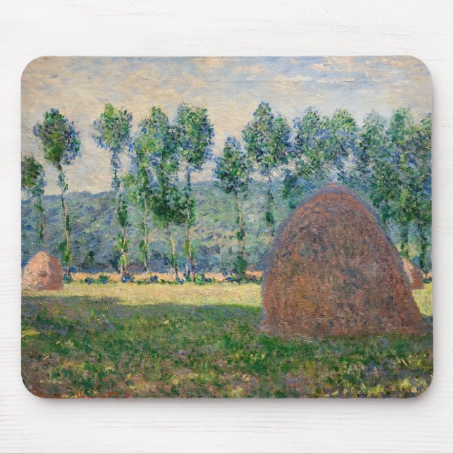 Mousepad Claude Monet - Haystacks perto de Giverny (Frente)
