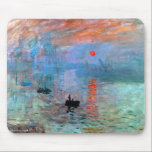 Mousepad Claude Monet Impressão<br><div class="desc">Impressão Sunrise pintada por Claude Monet em 1872.</div>