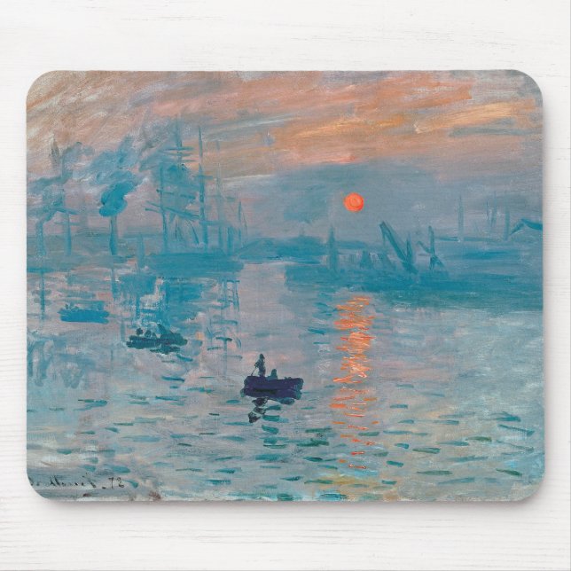 Mousepad Claude Monet Impression Sunrise Francês (Frente)
