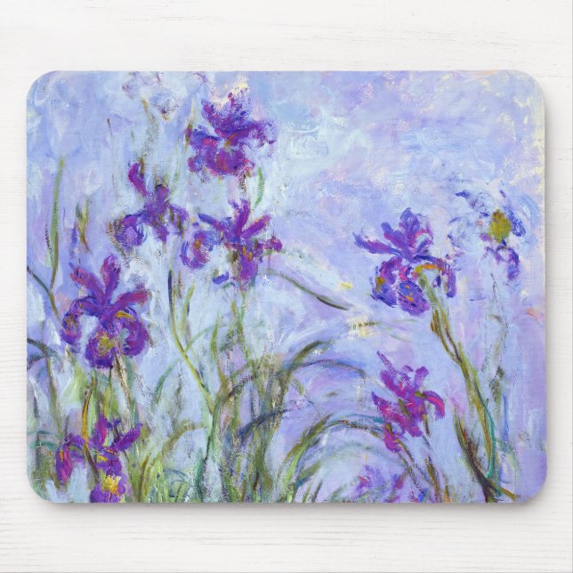 Mousepad Claude Monet - Íris Lilases / Iris Mauves (Frente)
