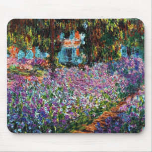 Mousepad Claude Monet: Íris no jardim de Monet