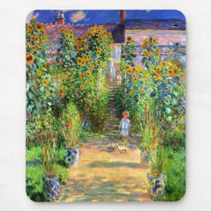 Mousepad Claude Monet: Jardim de Monet em Vétheuil