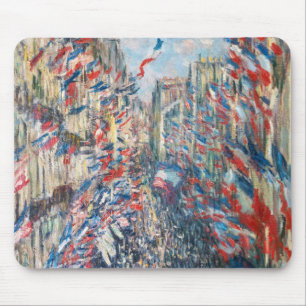 Mousepad Claude Monet - La Rue Montorgueil - Paris