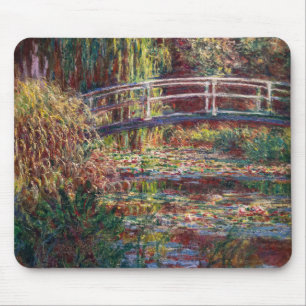 Mousepad Claude Monet - Lagoa de Água Lily, Harmonia Rosa