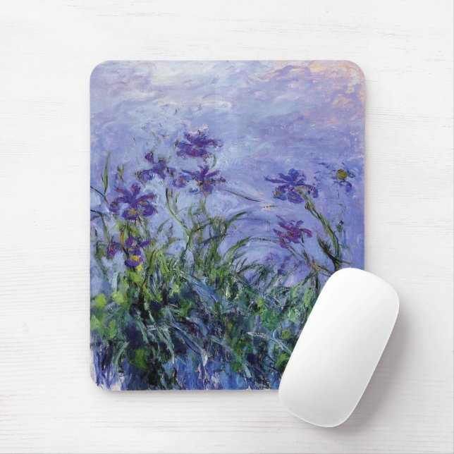 Mousepad Claude Monet Lila Irises (Com mouse)