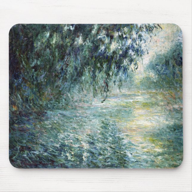 Mousepad Claude Monet Morning sobre o Sena (Frente)