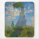 Mousepad Claude Monet Mulher com Parasol<br><div class="desc">Trabalhe com inspiração impressionista ao seu alcance. Este mouse apresenta a Mulher de Claude Monet com um Parasol, viva com blues, verdes frescos e brancos suaves. A graciosa cena mãe-filho, capturada nas pinceladas luminosas de Monet, acrescenta beleza e calma à sua rotina diária. Suave e funcional, a almofada melhora a...</div>