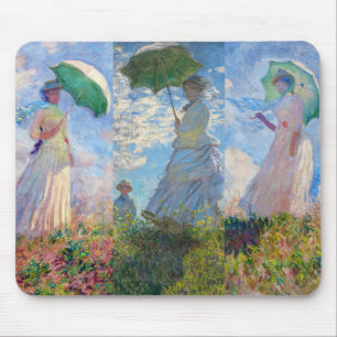 Mousepad Claude Monet - Mulher com uma série de Parasol