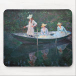 Mousepad Claude Monet - No Barco Norvegienne em Giverny<br><div class="desc">No Barco Norvegienne em Giverny / La Barque - Claude Monet,  Oil on Canvas,  1887</div>