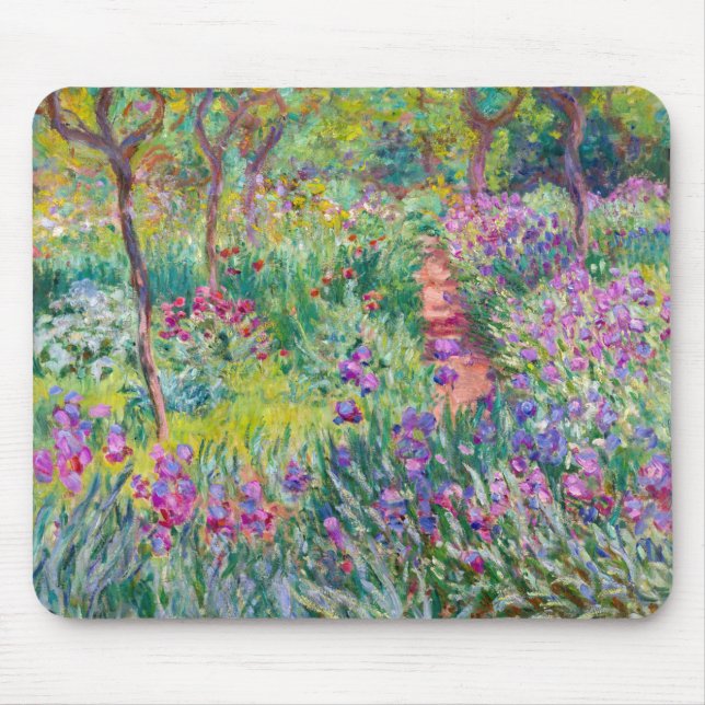 Mousepad Claude Monet - O Jardim de Íris em Giverny (Frente)