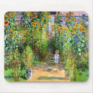 Mousepad Claude Monet: O jardim de Monet em Vétheuil
