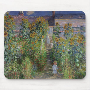 Mousepad Claude Monet   o jardim do artista em Vetheuil