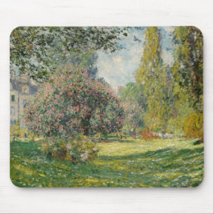 Mousepad Claude Monet - Paisagem: O Monceau Parc