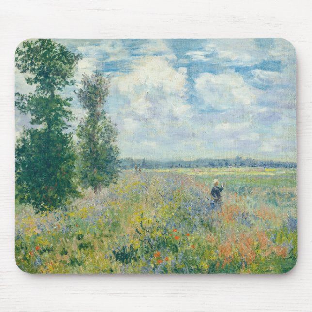 Mousepad Claude Monet - Poppy Fields próximo da Argentina ( (Frente)