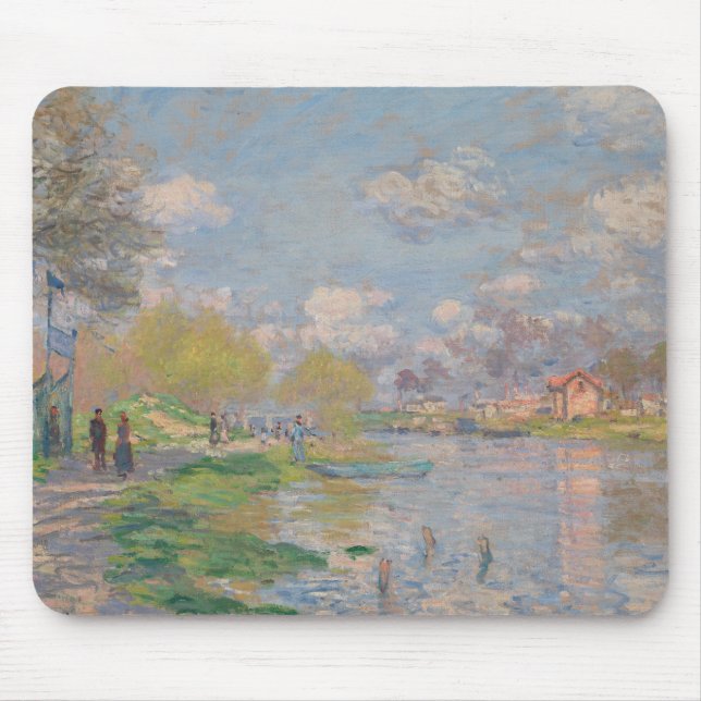 Mousepad Claude Monet - Primavera do Sena (Frente)