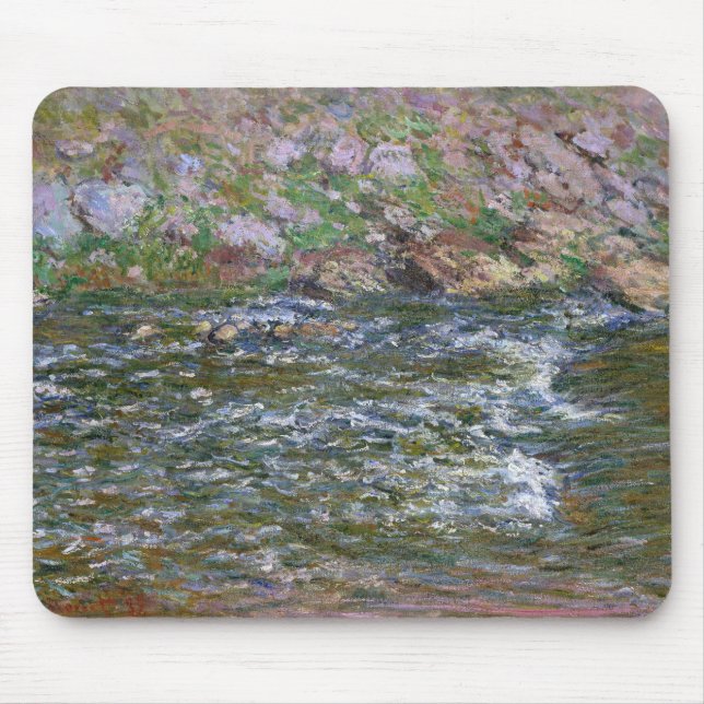 Mousepad Claude Monet - Rapids sobre a Petite Creuse (Frente)