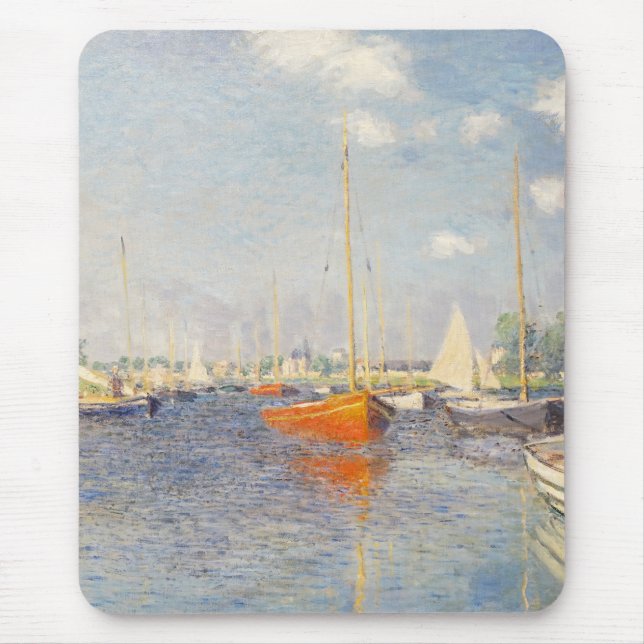 Mousepad Claude Monet. Red Boats, Argentina (Frente)