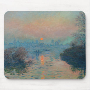 Mousepad Claude Monet - Sunset sobre o Sena em Lavacourt