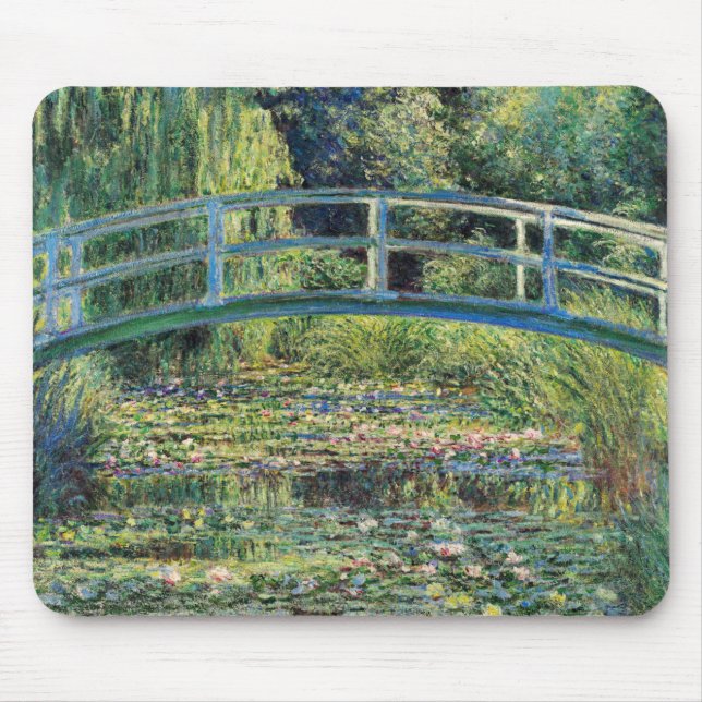 Mousepad Claude Monet - Water Lily Pond & Japanesese Bridge (Frente)
