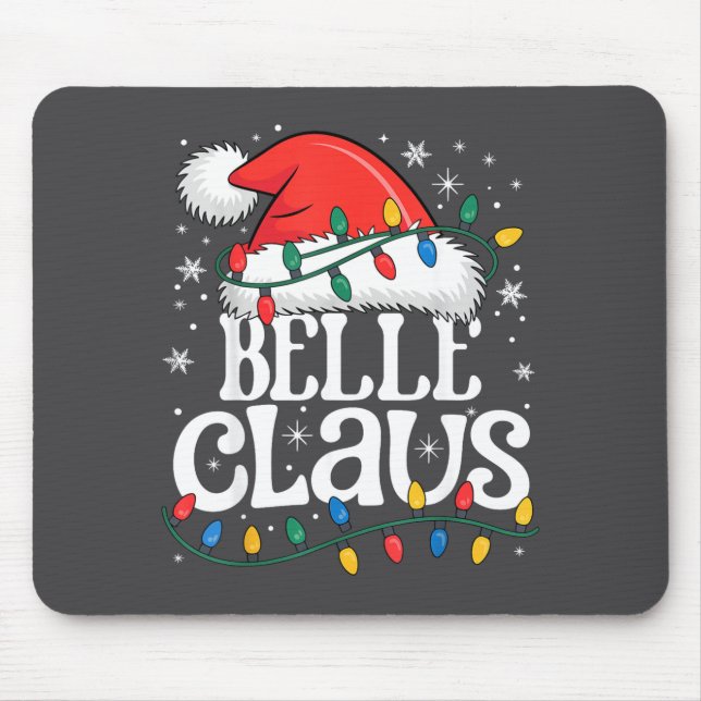 Mousepad Claus Funny Xmas Christmas Grandma Holiday Style  (Frente)