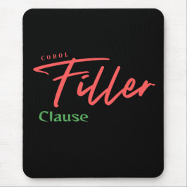 Mousepad Cláusula de Preenchimento de Programação Cobol
