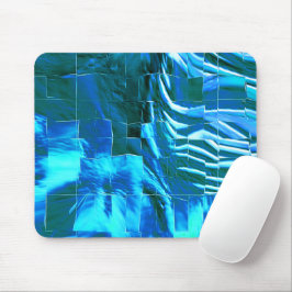 Mousepad Clear sky mosaic abstract metallic texture