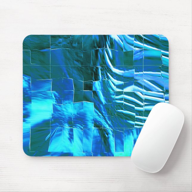 Mousepad Clear sky mosaic abstract metallic texture (Com mouse)
