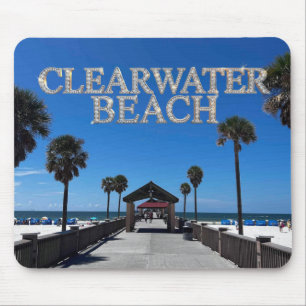 Mousepad Clearwater Beach Florida Suporte de Mouse