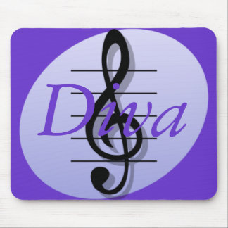 Mousepad Clef de triplo, diva