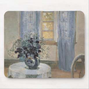 Mousepad Clematite Azul no Estúdio do Artista, Anna Ancher