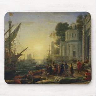 Mousepad Cleopatra que desembarca na parte posterioa do
