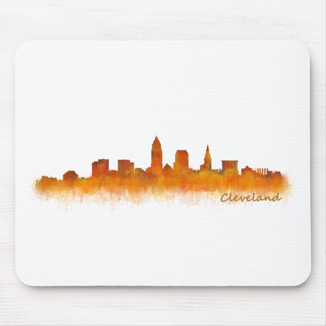 Mousepad cleveland Ohio USA Skyline city v02 (Frente)