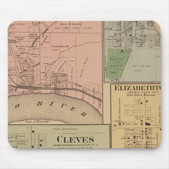 Mousepad Cleves, North Bend, Ohio (Frente)