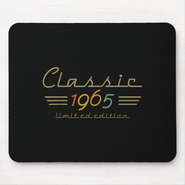 Mousepad Clic 1965 Limited Edition 60 Year Old 60th Birthda (Frente)